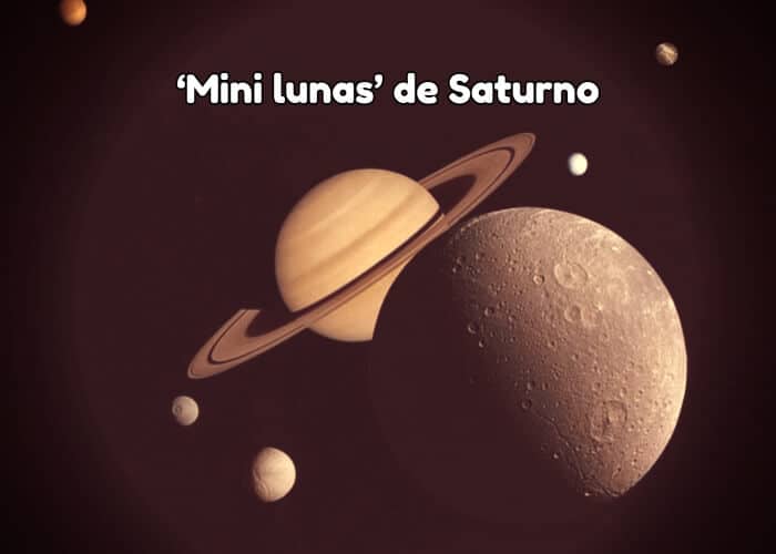 Mini lunas de saturno