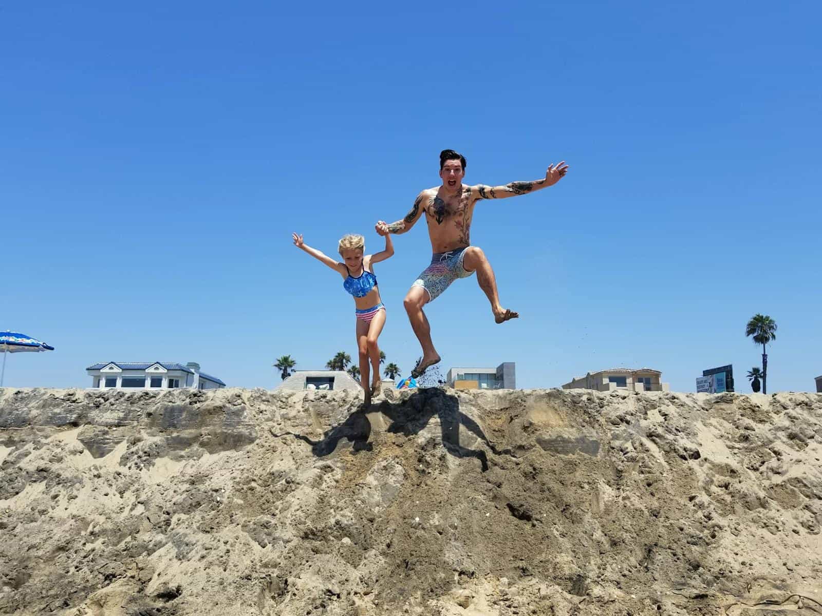 dia familiar en la playa