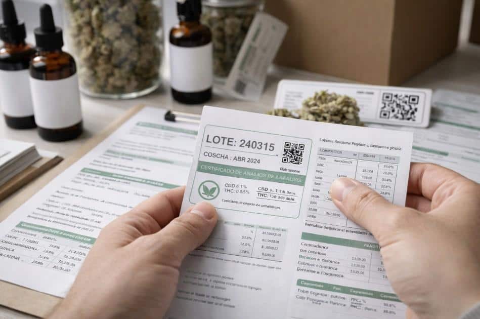 Revisión de analíticas y lotes al elegir un proveedor CBD.